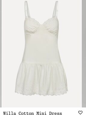 Frankie’s Bikinis Willa Cotton Mini Dress